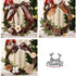 Christmas Rattan Ring Oornaments
